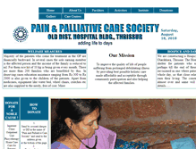 Tablet Screenshot of painandpalliativecarethrissur.org